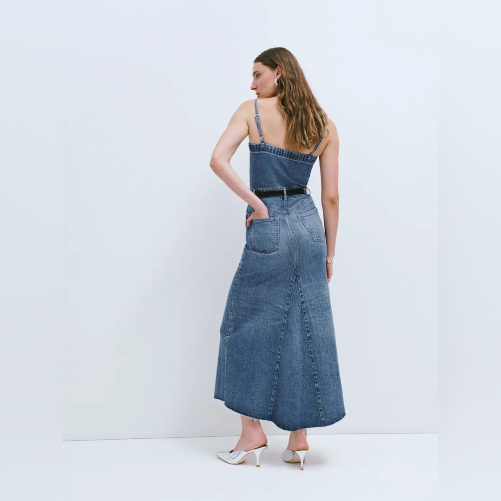 Reformation Tazz Maxi Denim Dress (size 4) - Picture 3 of 10